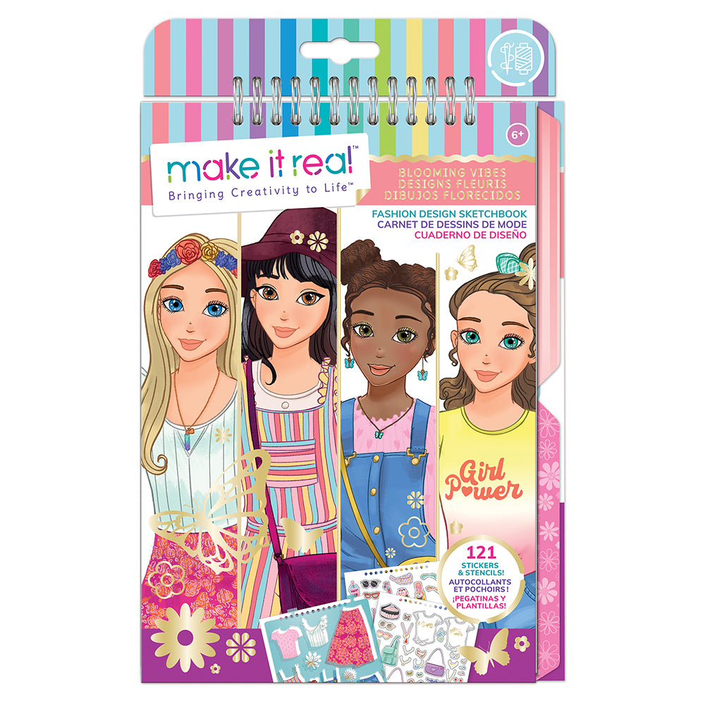 Make It Real Blooming Vibes Sketchbook - Dwet126