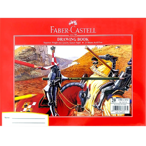 Faber-Castell Drawing Book 20 Sheets Dwfc01_150Gs