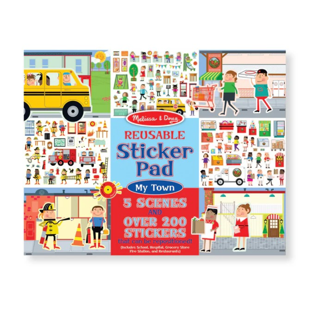Melissa & Doug Sticker Pad My Town Activity Book With 200+ Reusable Stickers