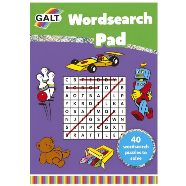 Galt Wordsearch Pad Book For Kids-40 Pages