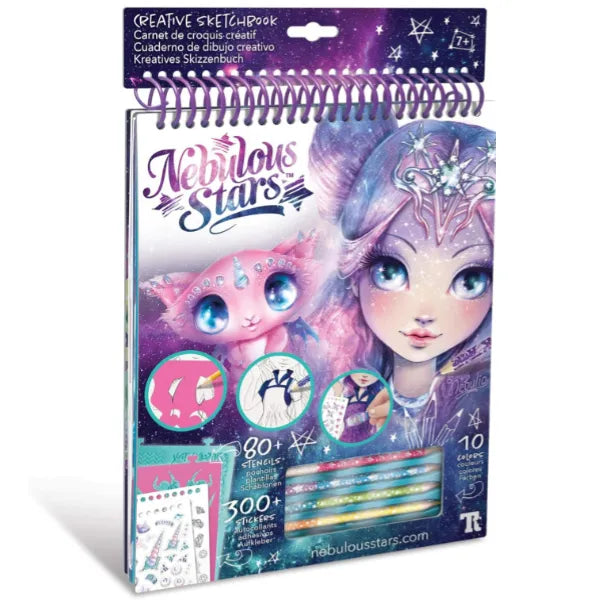Nebulous Stars Nebulia's Creative Sketchbook For Drawing & Colouring