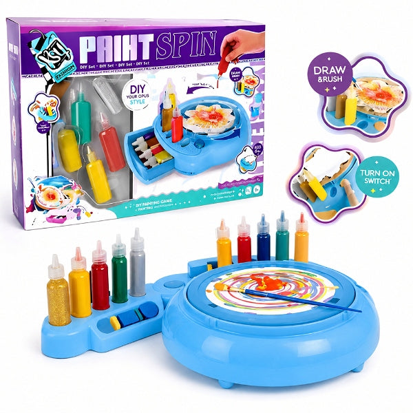 KSY Paint Spin Art Machine Kit - Blue