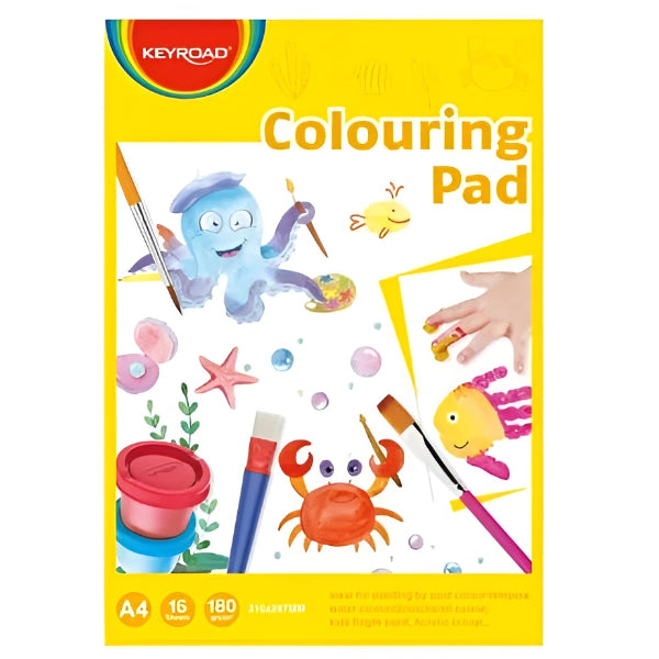 Keyroad A4 Drawing Book – 16 Sheets Sketch Pad For Kids & Artists