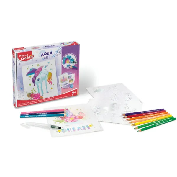 Maped Creativ Aqua Art- Unicorns Art & Craft Coloring Set