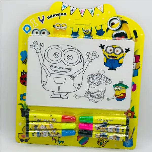Minions Drawing Frame Set With Sketch Pen