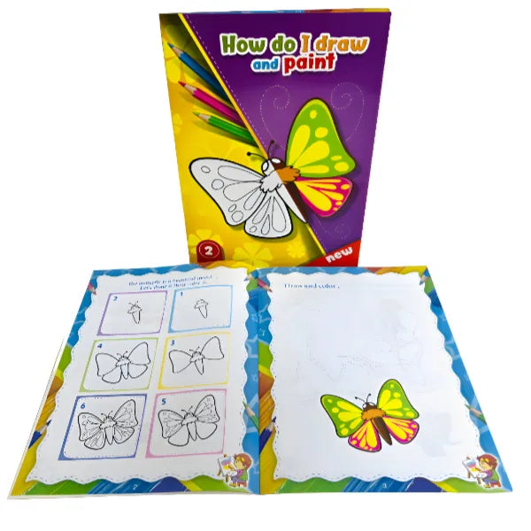 Kids Learn To Draw & Colour Book