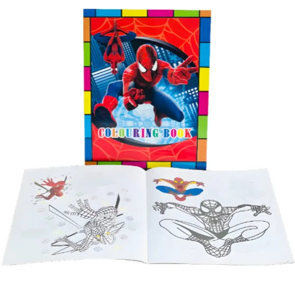 Spiderman Characters Coloring Book -A4 Size