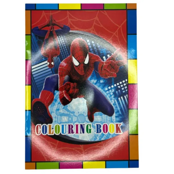 Spiderman Character Coloring Book -B5 Size
