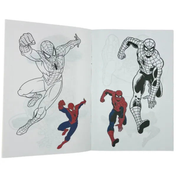Spiderman Character Coloring Book -B5 Size alternate