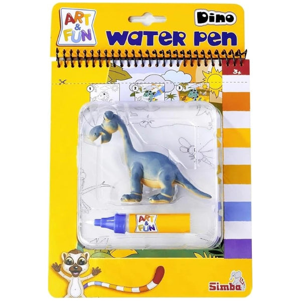 Art And Fun Pen Colouring Book Dino