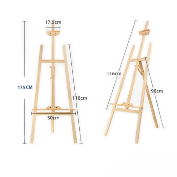 High Quality Wooden Easel Stand- 175 Cm Height
