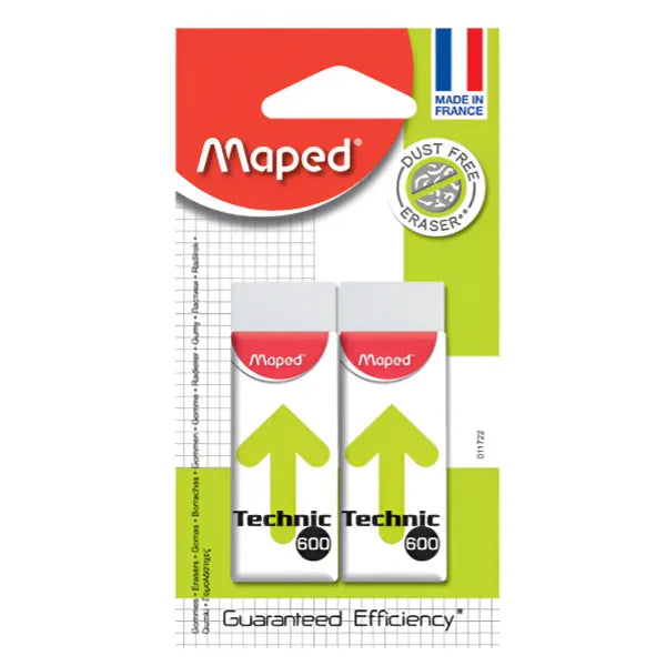 Maped Eraser Technic 600 Pack Of 2