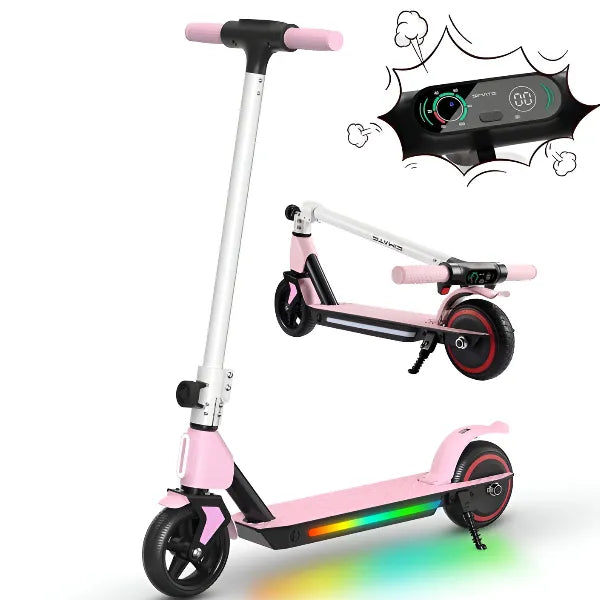 Magic Glow Electric Scooter-Pink