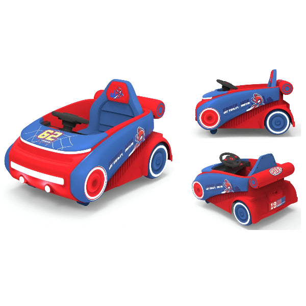 Mesuca Marvel Spider-Man Kids Electric Ride-On with Lights And Music-12 V
