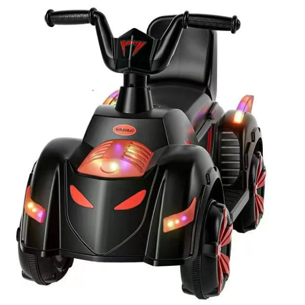 Orbic Kids Batmobile Electric Ride-On Car With Lights And Music -6V