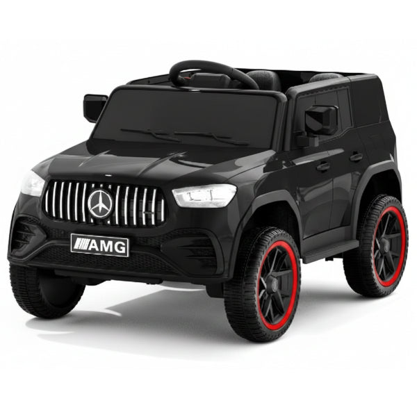ORBIC Kids Mercedes AMG 12V Battery Ride-On Car – Black – Luxury Electric Ride for Kids