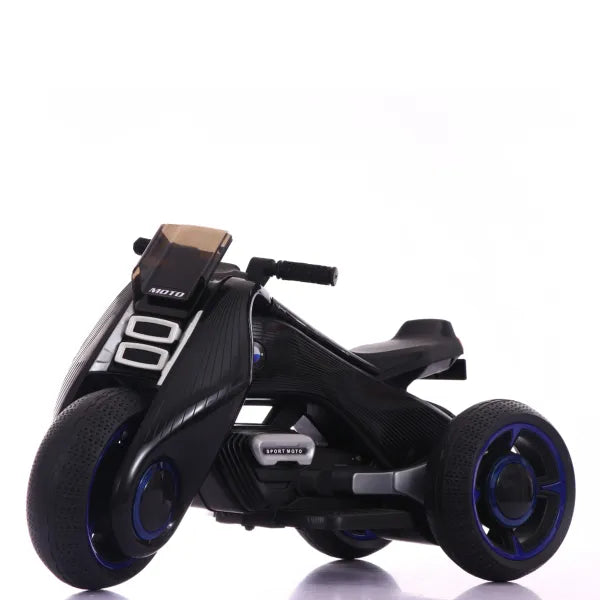 Orbic Kids Ride-On Electric Motor Bike - Black (ESAT46)