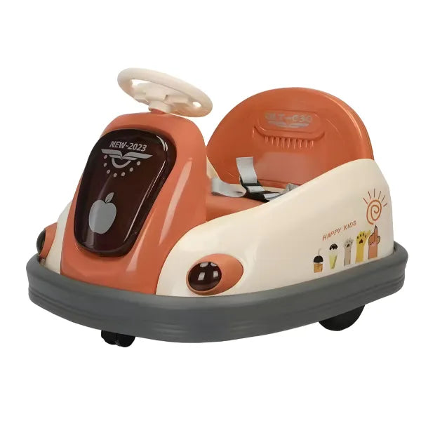 Orbic Kids Electric Ride-On Bumper Car -Orange alternate