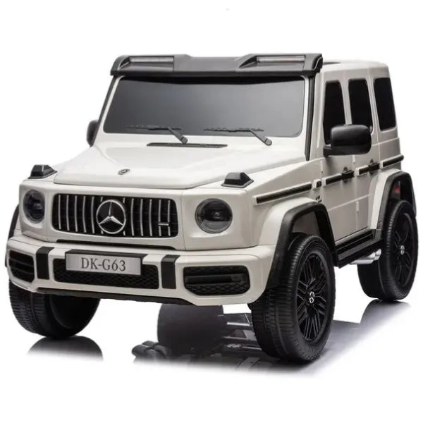Licensed Mercedes Benz G63 4×4 Ride On Battery Operated Baby Car- White Color