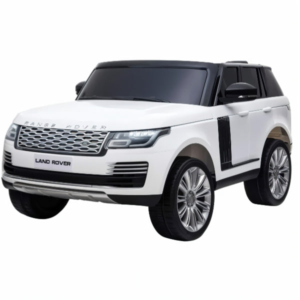 Range Rover Land Rover Ride On Battery Operated Baby Car-White Color