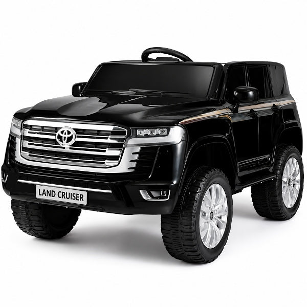 Licensed Toyota Land Cruiser 2024 Ride On Battery Operated Baby Car-Black Color