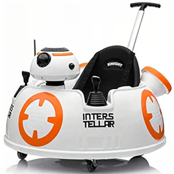 Baby Battery Operated Ride-On Push Around Buggy Scooter-White