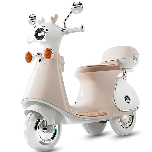 دراجة كهربائية للأطفال قابلة للركوب 6 فولت – سكوتر يعمل بالبطارية