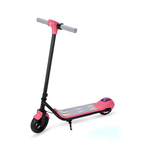 Electric Scooter for Kids – 14km/h, Bluetooth, LED Display & Pedal Lights – Pink-(ESWD32) alternate