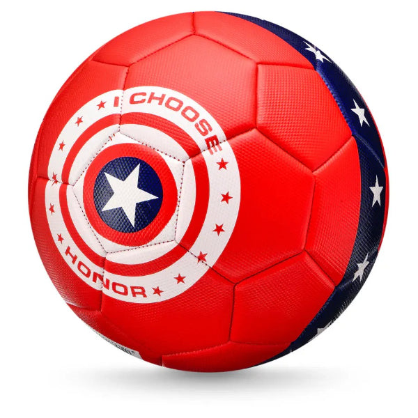 Marvel Captain America Red Soccer Ball Football