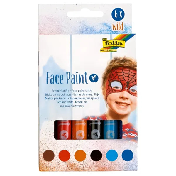 Folia Face Paint For Boys 6 Colors