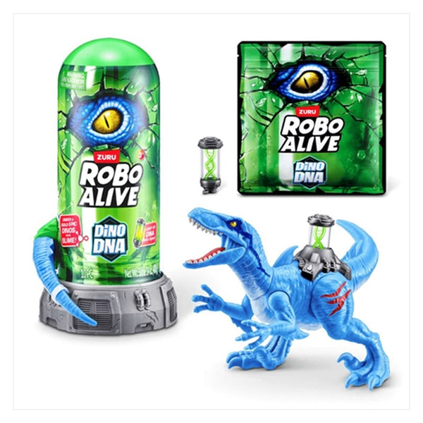 Zuru Robo Alive Dino Dna Playset Figure With Slime - Assorted ( 1 Pack Only) alternate