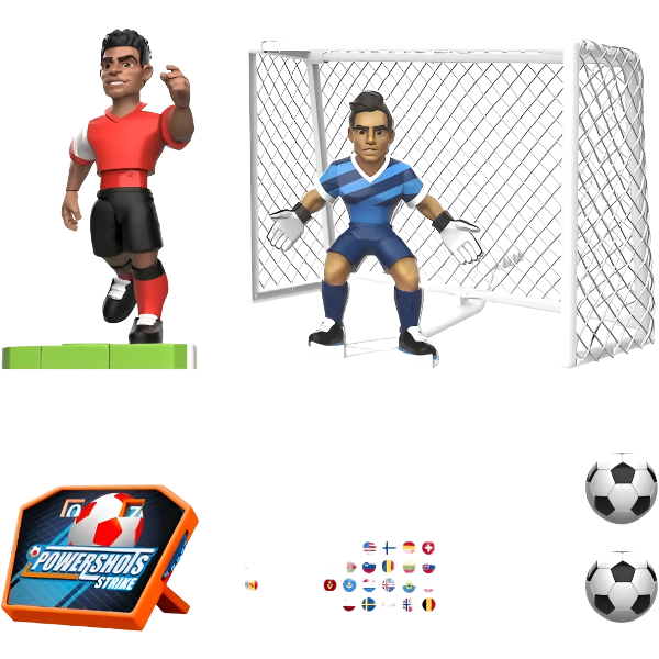 Powershots Strike Cruz Football Action Figure Playset 9 Inches Age 5+