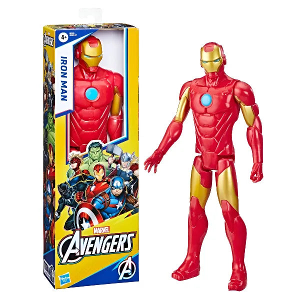 Marvel Avengers Titan Hero Series Blast Gear Iron Man 12-Inch Action Figure