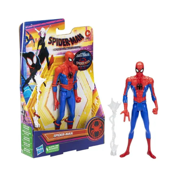 Spider-man Hasbro Marvel Across The Spider-Verse Action Figure 15cm Scale with Spider Web Accessory Collectibles
