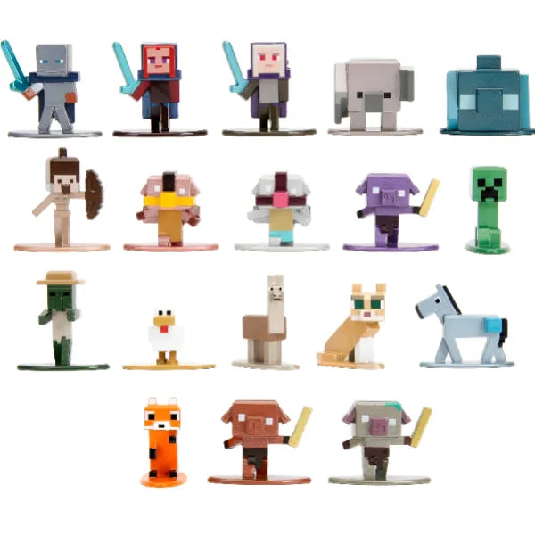 Jada Minecraft Multi Pack Nano Metalfigs Pack 18   Wave 9 alternate