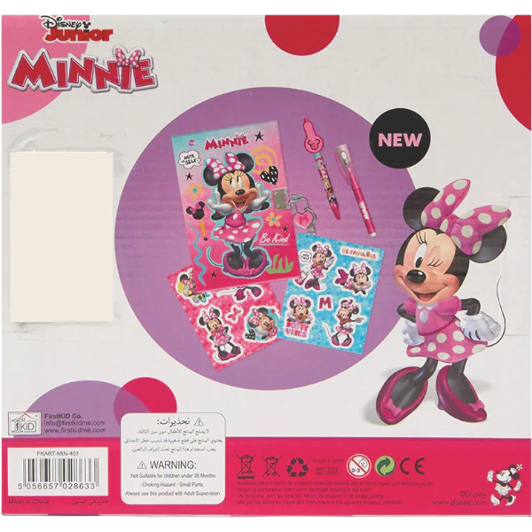 Minnie Mouse Secret Notebook With Magic Pen, Kids Writing & Stationery Set, Age 3+ alternate