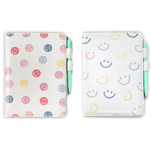 Smiley Design Gift Notebook With Pen Girls Diary -1 Piece Set