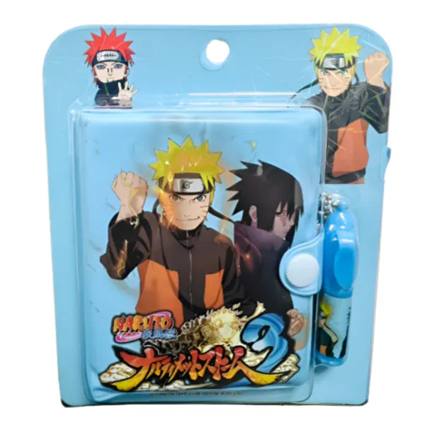 Naruto Themed Mini Gift Notebook With Pen -1 Pieces Set alternate