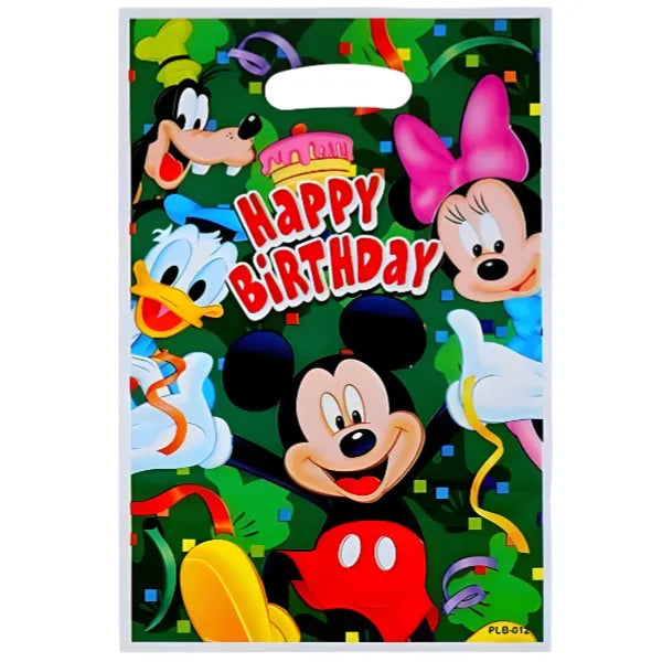 Mickey Mouse Printed Birthday Party Decoration Plastic Loot Gift Bag