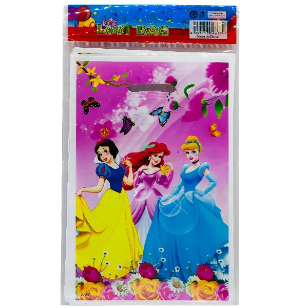 Princess Printed Party Decoration Plastic Loot Gift Bag