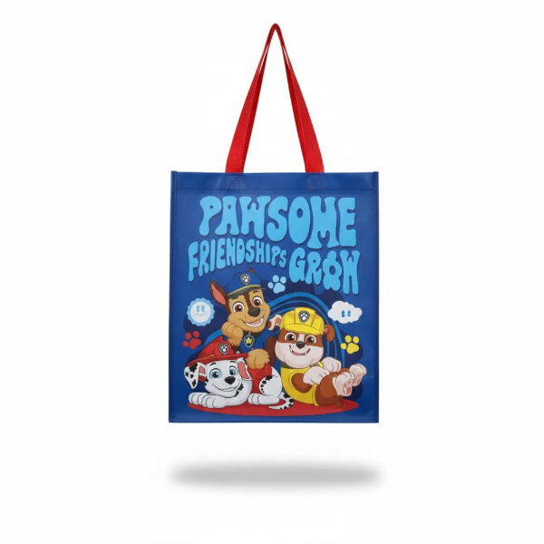 Paw Patrol Party Favor Gift Bag, Small Size 28 X 34 X 10 Cm