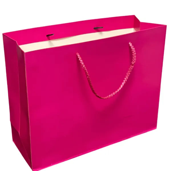 Gift Bag Dark Pink Color-32X25X12 CM