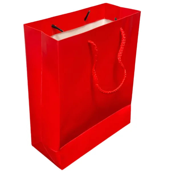 Gift Bag Red Color Medium Size-20x25x9 Cm