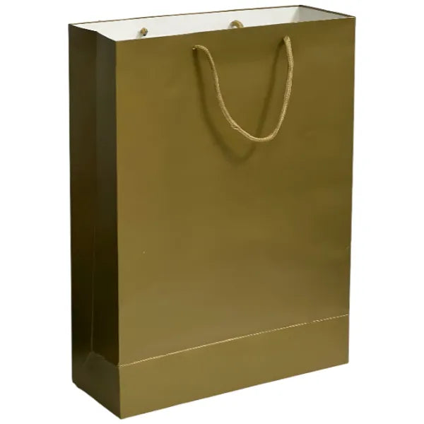 Solid Gold Colour Gift Bag-Large
