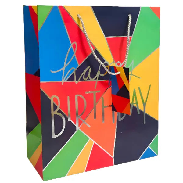 Happy Birthday Printed Gift Bag 32X26X12 - (GCQL238)