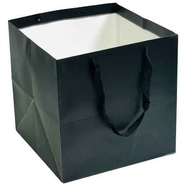 Gift Bag Square Shape Black Color-30x30x30 Cm (GCQL283)