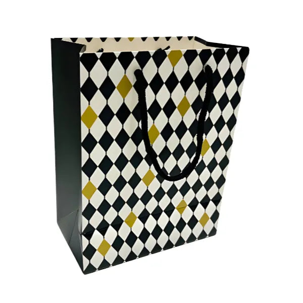 New Design Blue & Gold Gift Bag - Small
