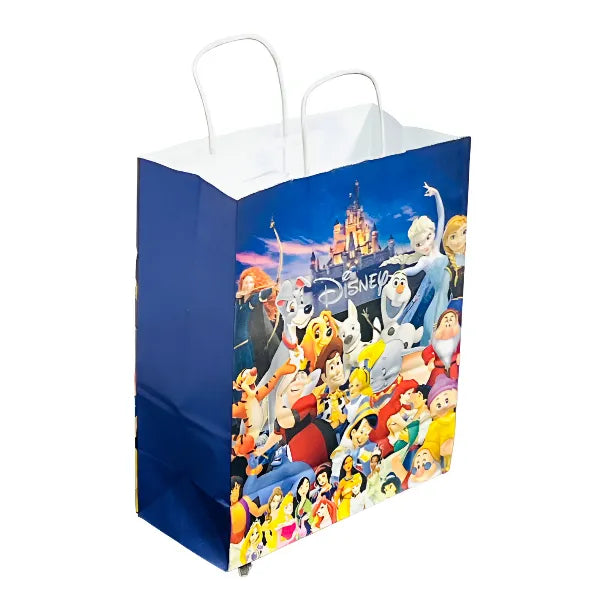 Gift Kraft Paper Bag Disney Cartoon Characters Design Bag - Medium