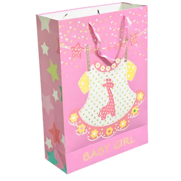 Baby Girl Printed Gift Bag -31X44X12 CM