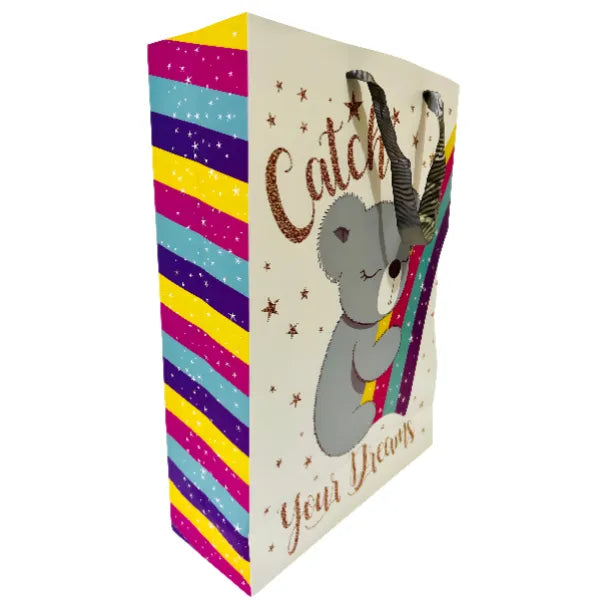 Best Wishes Kids Bear & Rainbow Gift Bag-Large alternate